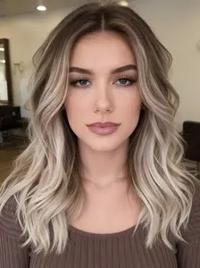 Soft 14 Inch Density150 Ombre Blond Body Wave Wig 13x4, 100% Human Hair, Pre-Cut Baby Hair Lace Front, Women Daily Wear