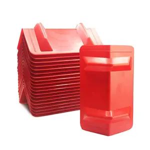 6-Pack 6" Plastic Flatbed Edge Protectors, Winch Ratchet Strap Corner Guards for Flatbed Cargo Loading (Tools & Hardware)