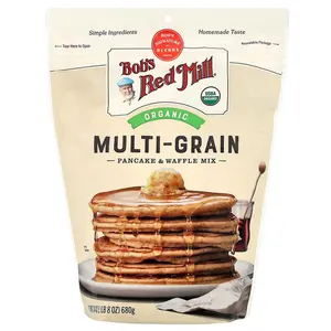 Bob's Red Mill Organic Multi-Grain Pancake & Waffle Mix, 24 oz (680 g)