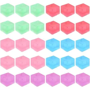 20 Pcs Stress Balls Fidget Toys, Ice Cube Sensory Squishy Fidget Toys Square Squeeze Balls for Adults Kids Anxiety Stress Relief, Classroom Prizes, Birthday Gifts Party Favors