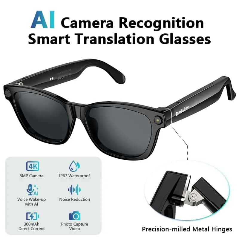 AI Glasses — Permanent Shade Edition 