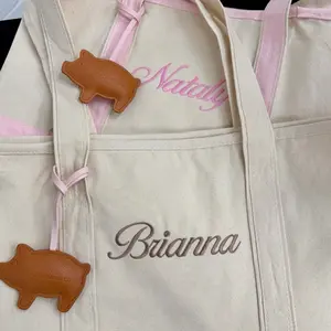 Personalized Tote Bag with Marranito Charm