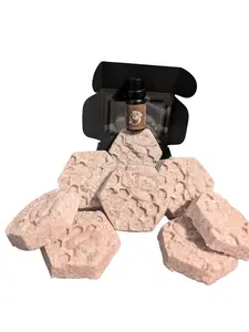 Cafe Mocha Honeycomb Shape Bathbomb - Unique Honeycomb Design for Your Bath Time Experience