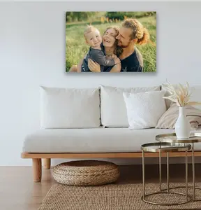 12 x 10 - Custom Canvas Prints with Your Photos Framed Canvas Customized Wall Art Personalized Canvas Pictures for Pet/Family Gifts for Mom/Men/Women 12x10
