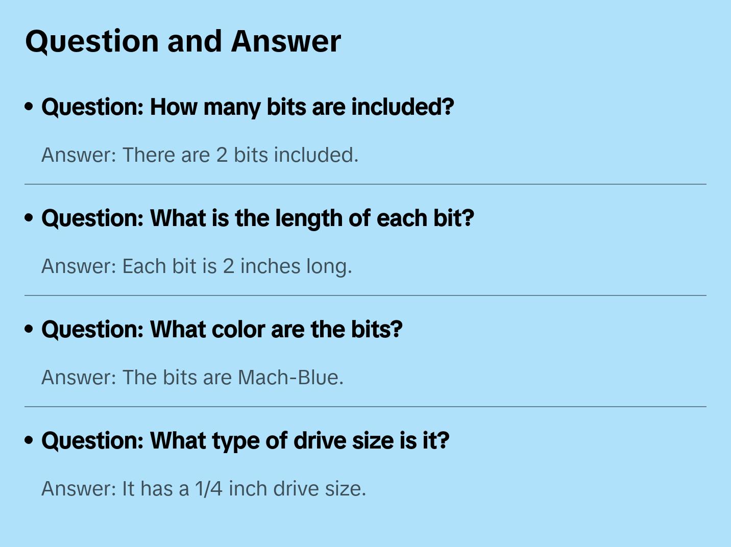 Spyder 19046 Mach-Blue PH2 1/4-in x 2-in Phillips Impact Driver Bit 2 Piece