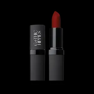 Gothic Muppets Luxury Goddess Extreme Matte Lipstick Love Bite - Toasted Red, Full Coverage, Long Lasting, Antioxidant, Natural Ingredients, Matching Pencil