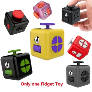 Compact Size Decompression Cube, 1 Count Portable Stress Relief Toys, Multi-use Sensory Fidget Toys for Adults & Age 14+, Stress Relief Fidgeting, Anxiety Fidgets