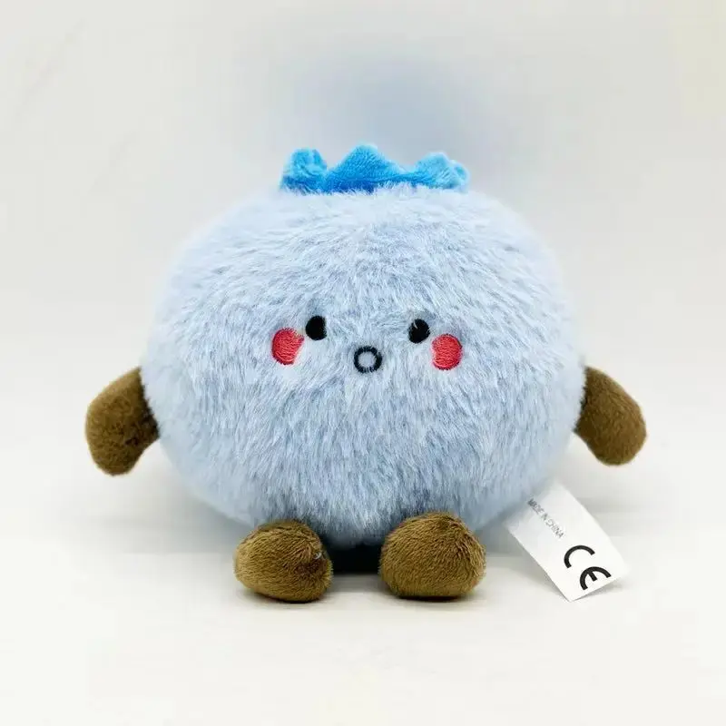 14cm Simulation New Innocent Blueberry Doll Stuffed Plush Toy Cartoon Anime Cute Pillow for Children's Birthday Gift Fun Doll