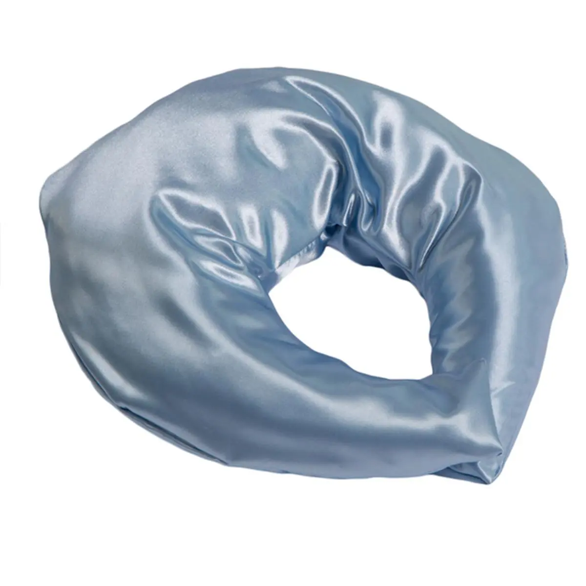 212 MAIN Ergonomic Dog & Cat Neck Pillow - 11x10in Crescent Shape, Soft Goods, Orthopaedic Supports, Satiny Cover, Relieves Cervical Strain