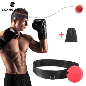 Boxing Reflex Ball Fight Ball Punching Speed Ball for Boxing Training Gym Exercise Coordination With Headband Improve Reaction