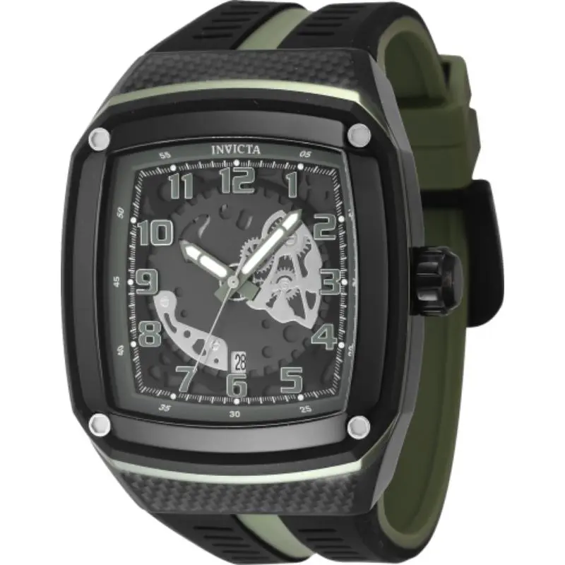 Invicta Men's 48067 Invicta Racing Quartz Multifunction Green, Gunmetal Dial Watch