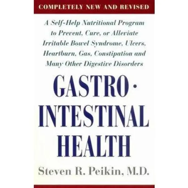 USED Book - Gastrointestinal Health: A Self-Help Nutritional Program to Prevent, Cure, or Alleviate Irritable Bowel Syndrome, Ulcers, Heartburn, Gas, Constipation & Many Other Digestive, Revised Edition by Steven R. Peikin M.D. (Paperback) - english