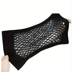 Car Trunk Storage Bag, Suv Back Seat Multi-Functional Vehicle Mesh Organizer, Space-Saving Car Accessories with Cargo Compartment
