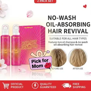 ModMingle Instant Hair Dry Shampoo Natural Ingredient Fragrance Refresher Invisible Volumizing Added Hair Texture Oily Hair Travel Gym Work Essential Cleanser Conditioner Spray 3.46oz 98g*2 #Valentine's Day gift #SummerVibes #Summervibes