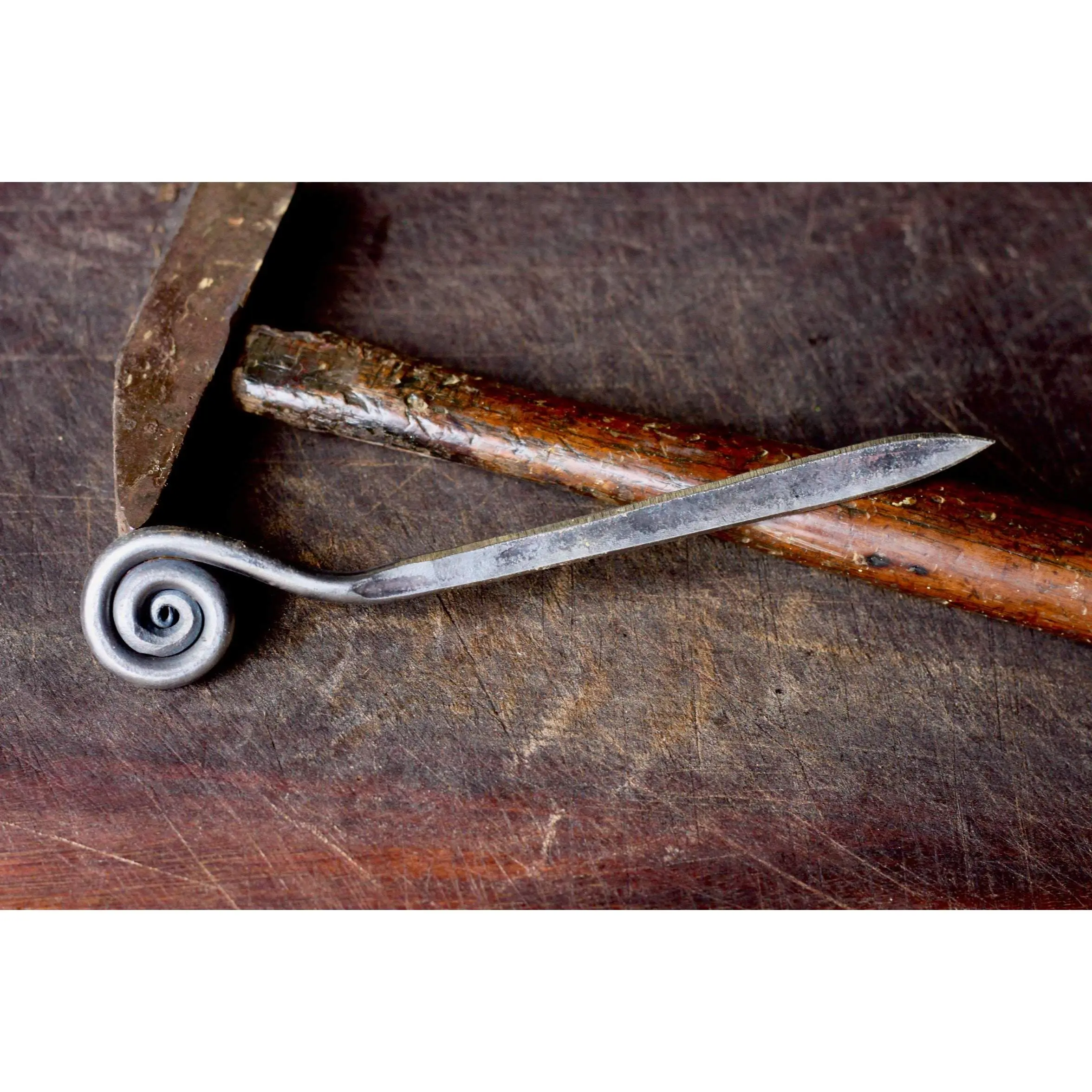 Personalized Letter Opener - Fiddlehead Spiral