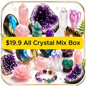 Crystal Tray Assortment $19.99 | Handpicked Mixed Natural Crystals