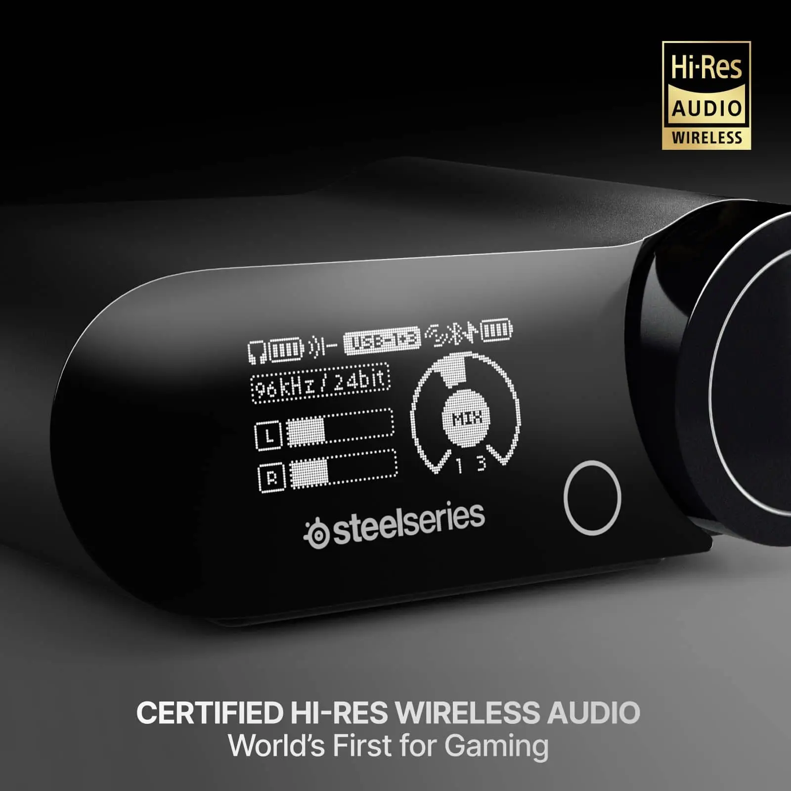 SteelSeries - Arctis Nova Elite Wireless Multi Gaming Headset for PC,PS5, Xbox one and Series SX, Switch, Switch 2 - Black