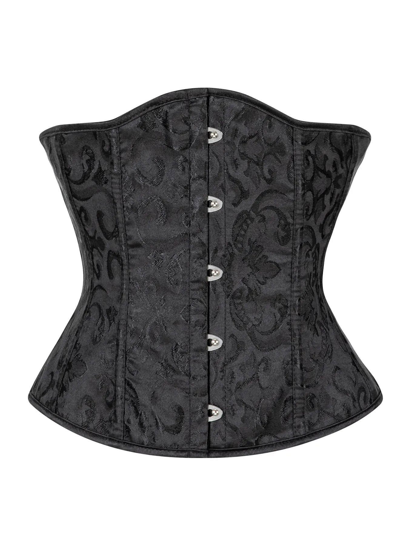 Women's Belly Control Waist Cincher Belt, Vintage Embroidered Ditsy Floral Pattern, Adjustable Corset Body Shaper Shapewear, Fishbone Court Style