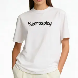 Neurospicy T-Shirt, Neurodivergent Slang Quote Tee, Viral Meme Inspired Graphic T-Shirt, Trendy Casual Top for Neurospicy Community