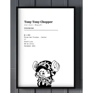 Anime Poster, Chopper Poster Manga Print, Anime Art Poster, OP Home Decor, Gift For Fans