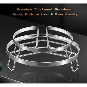 Stainless Steel Steamer Rack - Waterproof Household Stand for Cookware, Griddle, Wok, Pressure Cooker, Universal Steamer, Cookware Stainless Steel