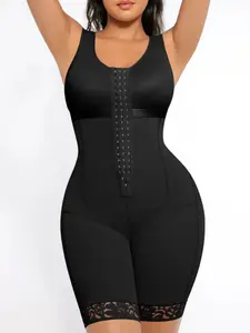 JMK Fajas 1 Count Colombianas Shapewear, Underwear, Fajas, Adjustable Buckle On Chest Body Shaper Romper, Butt Lifting And Tummy Control ﻿Shapewear Bodysuit, Tight-Fitting Jumpsuit, Waist Trainer Girdle Body Shaper, Suitable For Daily Wear Or Training