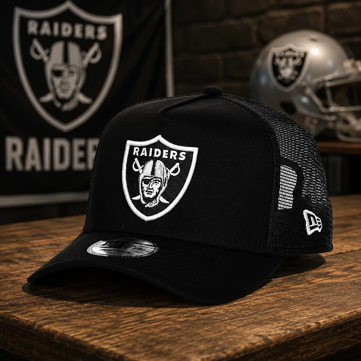 Las Vegas Raiders Collectible Snapback Cap - Adjustable Flat Brim Baseball Hat, Embroidered Sports Fan Headwear