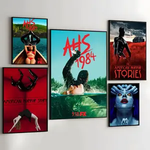 PIKPAKA American Horror Story Poster Print Effortless Style Upgrade HD Wall Art | Waterproof Peel & Stick Trendy Decor | Fade-Resistant Durable Style | Chic Home Gift for Any Space