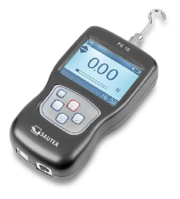 Portable Digital Force Gauge - 1 kN Internal Max Scale, Pressure Measuring Tool for Tools & Hardware Applications, Portable Dynamometers