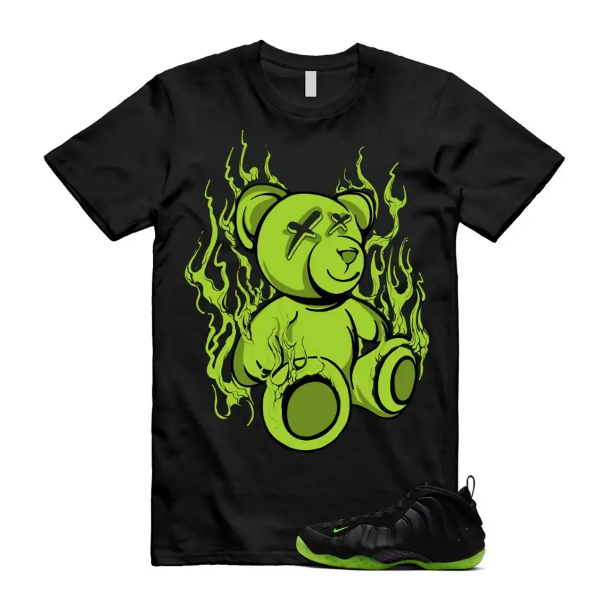 Foamposite One Volt Black Shirt Men, Foamposite Volt Black Outfit, Summer T shirt 100% Cotton, Casual Unisex Crew Neck T-Shirt, Design Printed T-Shirt