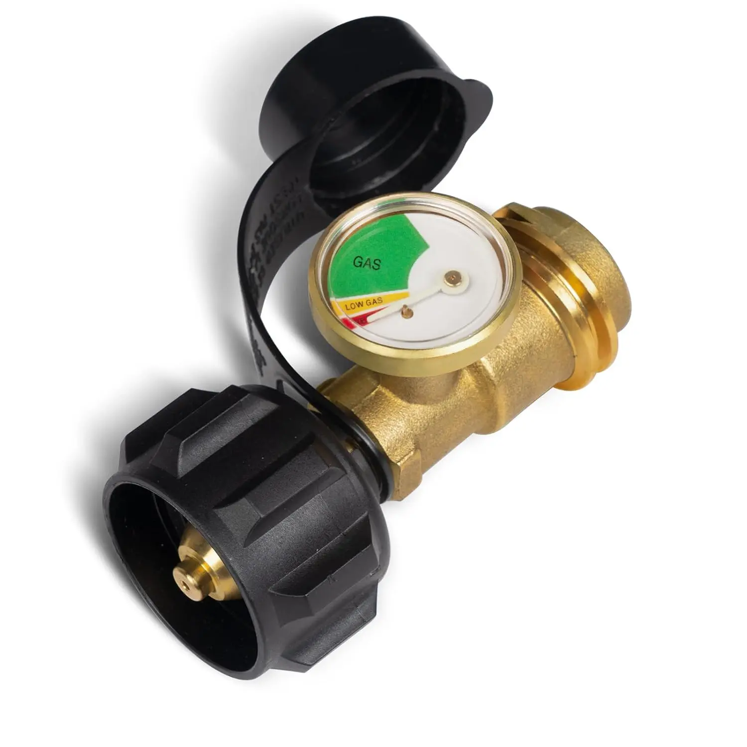 Propane Tank Gauge, Propane Level Indicator for 5-40LB Tanks, Perfect for RV Camper, Propane Heater, Gas Level Indicator Grill, QCC1/Type 1 Connection