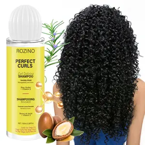 ROZINO Perfect Curls Bouclant Shampoo for Full Strong & Shiny Hair Eliminate Dandruff with Shea Butter & Vitamin E 100ml
