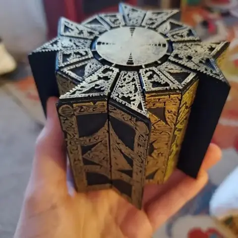 Magic Lock Mechanical Cube Box - Complex Geometric Patterns & Durable Structure, Puzzle Stress-Relief Desktop Prop, Home Office Decor & Creative Birthday Gift, Adult Puzzle-Solving Preferred