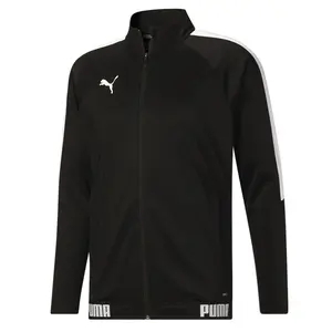 PUMA Mens Speed  Athletic Outerwear Casual Full Zip Moisture Wicking - Black