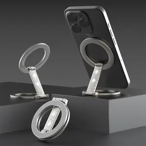 [Free/ship] Magnetic Phone Ring Holder for MagSafe, Finger Ring Kickstand Two-Sided Magnetic For iPhone 16 Pro Max 15 14 13 12 MagSafe Accessories Magnetic Phone Grip Ring Holder Stand 360 Rotating For Car Phone Magnetic Mount