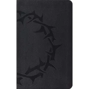 ESV Thinline Bible, Red Letter (Trutone, Charcoal, Crown Design)