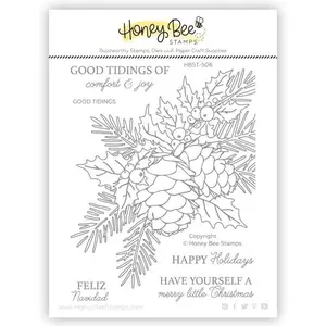 Honey Bee Stamps - Clear Stamps - Good Tidings