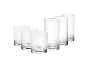 cooler Tennyson Drinkware Set, Clear, 12 Pieces