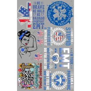 EMT (1) PREMADE GANGSHEET - 22X36 DTF TRANSFERS - DIRECT TO FILM