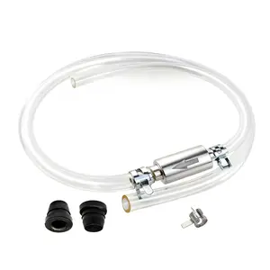 Brake Bleeder Hose Kit with One Way Check Valve Tube for Car Motorcycle Clutch Universal Hydraulic System Bleeding Tool Soft Tube & Metal Clips Christmas Gifts