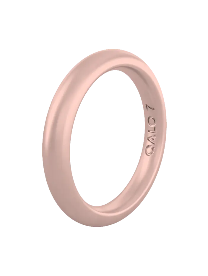 Women's Classic 100% Silicone Ring Set, Stackable Metallic Bands for a Customized Casual and Everyday Ring Stack Look, Classic Style, Precious Metal Style, Casual Wear Set, Stackable Bands, Mix-And-Match, Metallic Look, Biosilicone Rings
