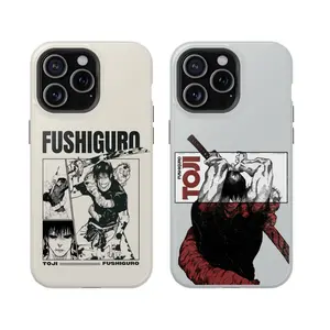 Toji Fushiguro Manga Tough Phone Case, Jujutsu Kaisen Anime Cover, Shockproof Protective Case For iPhone 11–17 Pro Max, Dark Warrior Aesthetic, Anime Fan Gift