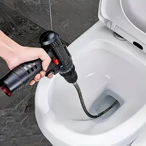 Multi-Functional Pipe Unblocker Tool, Drain Auger, Toilet and Drain Cleaner, Hair and Debris Remover, Easy-To-Use Plumbing Aid for Home and Business