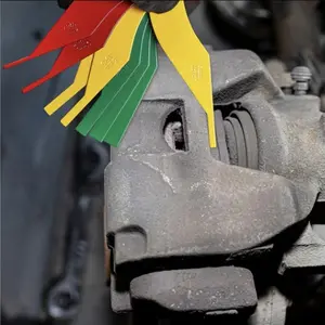 Car Brake Pads Measuring Scale, Auto Brake Pads Plastic Thickness Gauge, Automotive & Motorcycle Diagnostic Tool, Automotive Inspection Tools