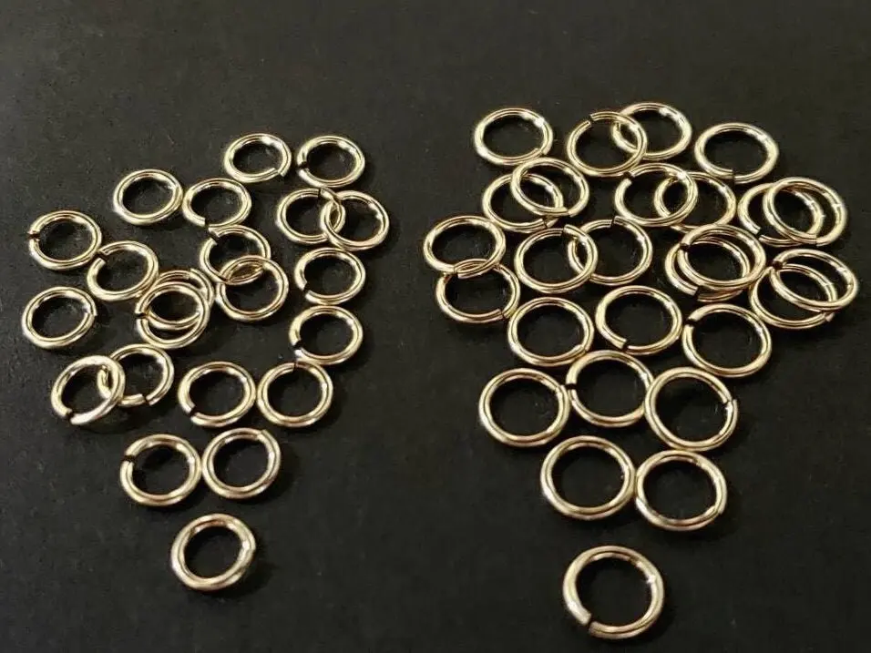 14K Gold Filled jump ring  5mm and 6mm 22g open Jump ring, made in USA, high quality jewelry supplies, 20, 50pcs