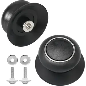 2PCS Universal Replacement Pot Lid Knobs, Heat Resistant Anti Static, Easy Installation for Casserole Glass Pot Lids