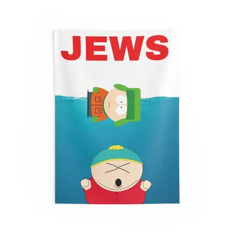 South Park Jewish-Themed Parody Funny Tapestry - Multi-Size Lightweight Print Wall Decor Bedroom, Bedroom Dorm Decor for Guys, Home Wall Hanging Accessory