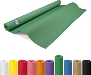 36" x 1200" (100 feet) Green Kraft Paper Roll - USA-Made Quality Craft Paper for Gift Wrapping, Kids' Arts & Crafts, School Projects - 100% Recycled Natural Material 50lb Thickness by IDL Packaging