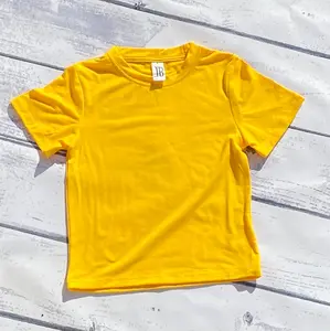 Polyester T-Shirt - Yellow Polyester T-Shirt - Yellow