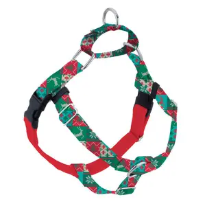 Holiday Patchwork Freedom No-Pull Dog Harness